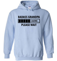 Badass Grandpa Loading Please Wait Hoodie for Men