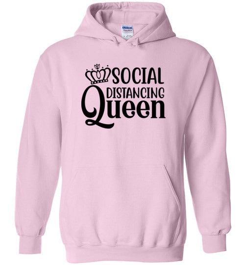 Social Distancing Queen Hoodie