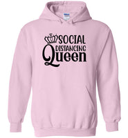 Social Distancing Queen Hoodie