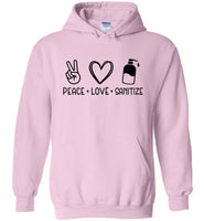 Peace Love Sanitize Unisex Hoodie