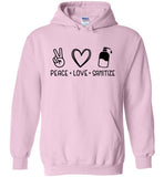 Peace Love Sanitize Unisex Hoodie