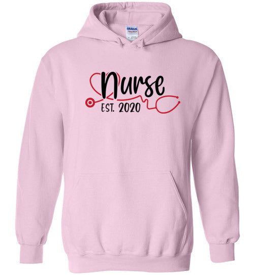 Nurse Est 2020 Shirt - Nursing School Student Graduation Hoodie | Class Of 2020 Grad