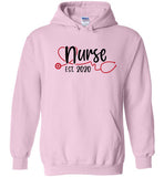 Nurse Est 2020 Shirt - Nursing School Student Graduation Hoodie | Class Of 2020 Grad