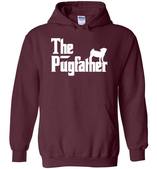 The Pugfather Hoodie Funny Pug Dad Dog Lover Gift for Men