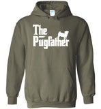 The Pugfather Hoodie Funny Pug Dad Dog Lover Gift for Men