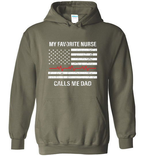 My Favorite Nurse Calls Me Dad Hoodie