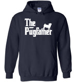 The Pugfather Hoodie Funny Pug Dad Dog Lover Gift for Men