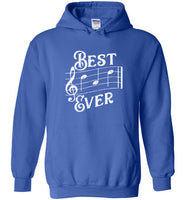Best Dad Ever Music Notes Hoodie