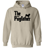 The Pugfather Hoodie Funny Pug Dad Dog Lover Gift for Men
