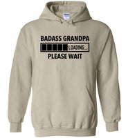 Badass Grandpa Loading Please Wait Hoodie for Men