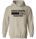 Badass Grandpa Loading Please Wait Hoodie for Men