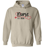 Nurse Est 2020 Shirt - Nursing School Student Graduation Hoodie | Class Of 2020 Grad