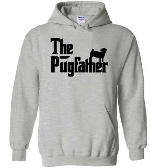 The Pugfather Hoodie Funny Pug Dad Dog Lover Gift for Men