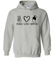 Peace Love Sanitize Unisex Hoodie