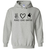 Peace Love Sanitize Unisex Hoodie