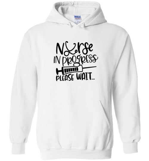Nurse in Progress Please Wait Hoodie