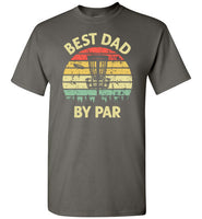 Best Dad By Par Disc Golf Shirt for Men