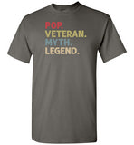 Pops Veteran Myth Legend Shirt for Men Military Vet Dad Grandpa