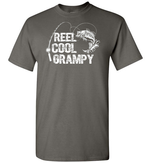 Reel Cool Grampy Fishing Shirt for Men Gift for Fisherman Grandpa