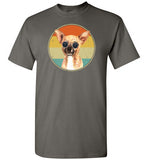 Retro Sunset Chihuahua Sunglasses Shirt for Men, Women and Kids