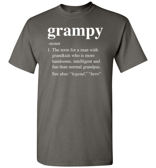 Grampy Definition Shirt for Men Grandpa