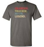 Grandpa Trucker Myth Legend Trucking Shirt for Men