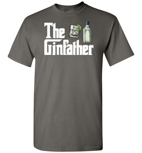 The Ginfather Funny Shirt for Men Gin Drinkers Lovers