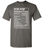 Pop-Pop Nutrition Facts Shirt