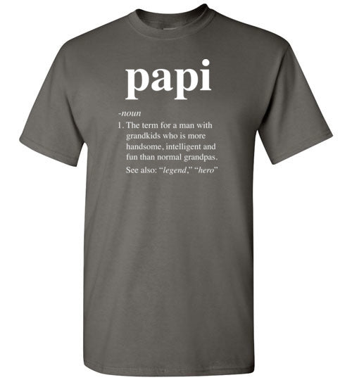 Papi Definition Shirt for Men Grandpa