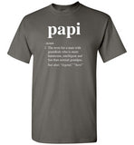 Papi Definition Shirt for Men Grandpa