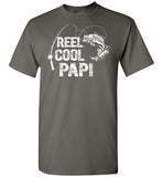 Reel Cool Papi Fishing Shirt for Men Gift for Fisherman Grandpa