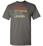 Pawpaw Veteran Myth Legend Shirt for Men Grandpa Military Vet