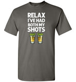 Relax I've Had Both My Shots Fun y Tequila Vaccination Shirt