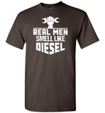 Real Men Smell Like Diesel Shirt for Men Mechanic Gift for Dad Grandpa