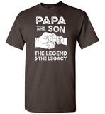 Papa and Son the Legend and the Legacy Shirt for Men