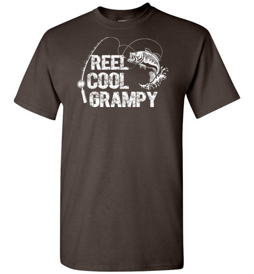 Reel Cool Grampy Fishing Shirt for Men Gift for Fisherman Grandpa