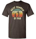 Best Pawpaw By Par Golf Shirt for Men Grandpa Golfing Tee Gift