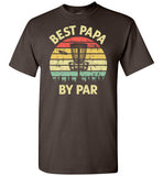 Best Papa By Par Disc Golf Shirt for Men