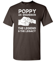 Poppy and Grandson the Legend and the Legacy Shirt for Men
