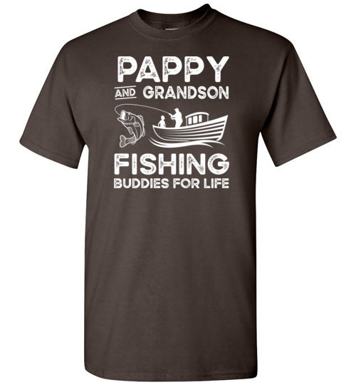 Pappy and Grandson Fishing Buddies for Life Matching Shirt for Men