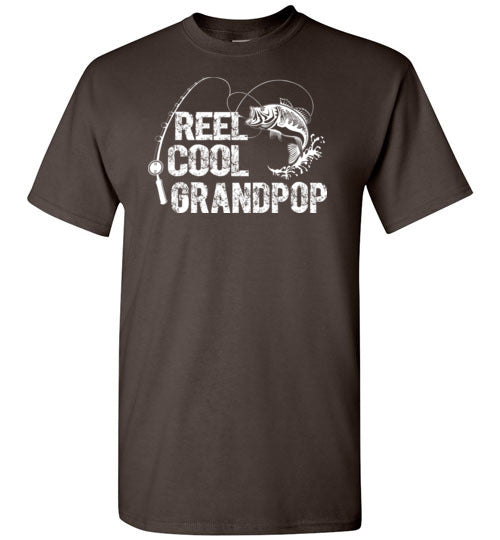 Reel Cool Grandpop Shirt for Men Fisherman Grandpa