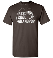 Reel Cool Grandpop Shirt for Men Fisherman Grandpa