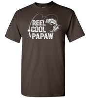 Reel Cool Papaw Fishing Shirt for Grandpa Fisherman Gift