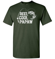 Reel Cool Papaw Fishing Shirt for Grandpa Fisherman Gift