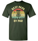 Best Papa By Par Disc Golf Shirt for Men