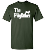 The Pugfather Funny Pug Dad Pug Dog Lover Shirt for Men