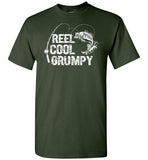 Reel Cool Grumpy Funny Fishing Shirt for Men Grandpa