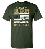 Best Buckin Uncle Ever Shirt - Funny Deer Hunting Shirt for Men