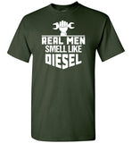 Real Men Smell Like Diesel Shirt for Men Mechanic Gift for Dad Grandpa