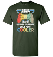 Gamer Grandpa Like a Regular Grandpa Only Much Cooler Shirt
